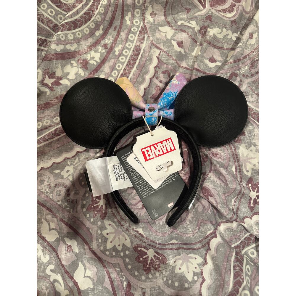 NWT Disney Park Marvel Avengers Artist Series Sara Pichelli w Removable Bow Ears - Picture 2 of 4